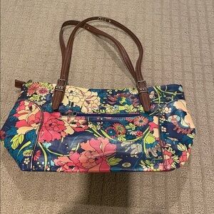Sakroots Multicolor Floral Canvas Tote